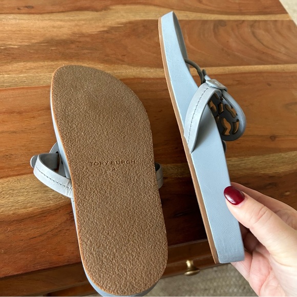 Tory Burch Miller Cloud Sandals Cloud Blue - Picture 6 of 8